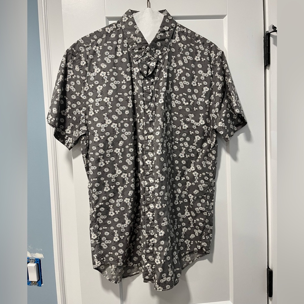 J Crew short sleeved shirt.